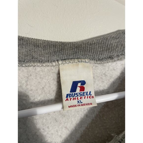 Okemos Hockey Russell Athletic Pullover Crewneck Gray Mens XL - Picture 2 of 8